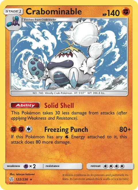 Crabominable [Solid Shell | Freezing Punch]