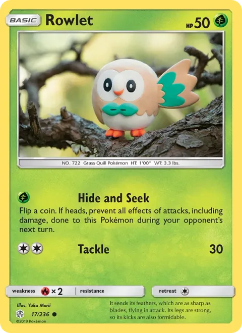 Rowlet [Hide and Seek | Tackle]