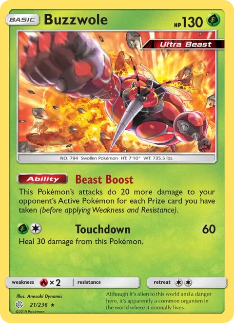 Buzzwole [Beast Boost | Touchdown]
