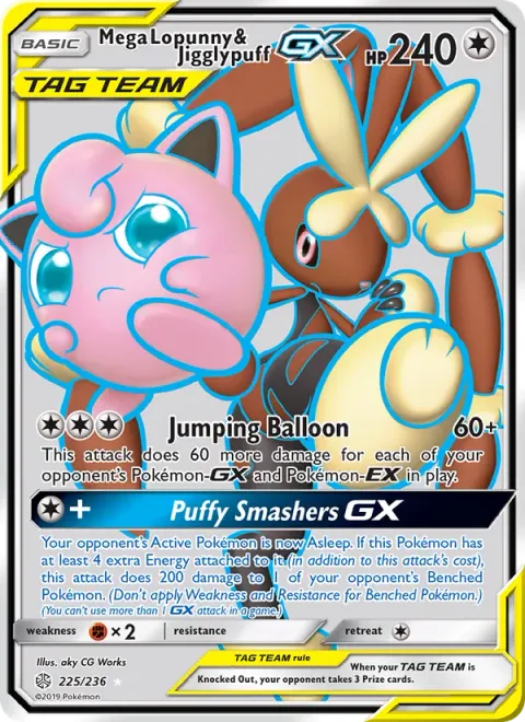 Mega Lopunny & Jigglypuff GX [Jumping Balloon | Puffy Smashers GX]