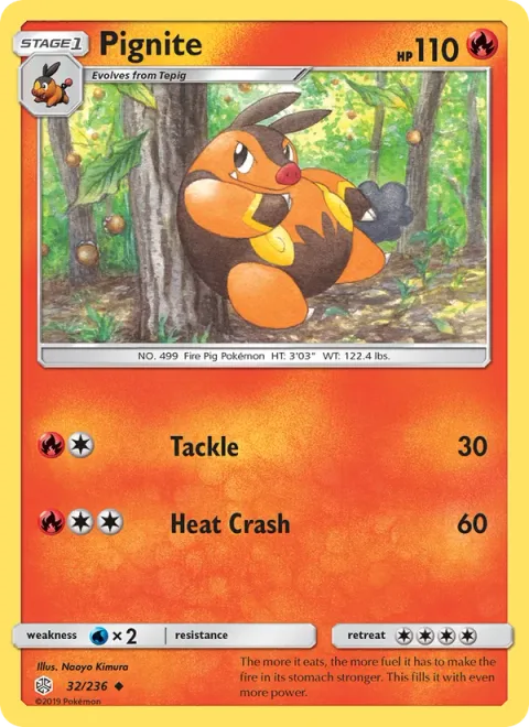 Pignite [Tackle | Heat Crash]