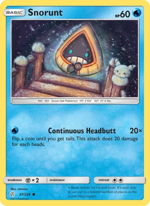 Snorunt [Continuous Headbutt]