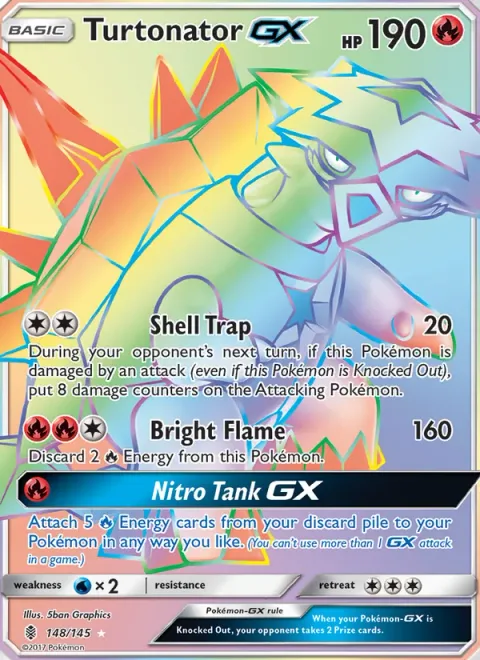 Turtonator GX [Shell Trap | Bright Flame | Nitro Tank GX]