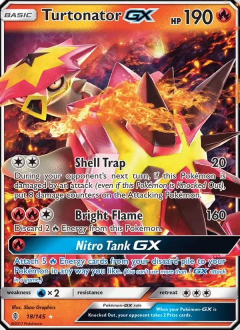 Turtonator GX [Shell Trap | Bright Flame | Nitro Tank GX]