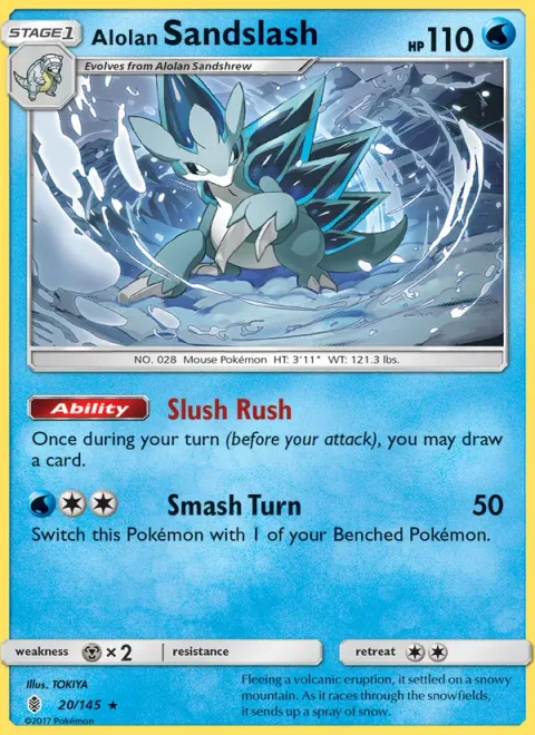 Alolan Sandslash [Slush Rush | Smash Turn]