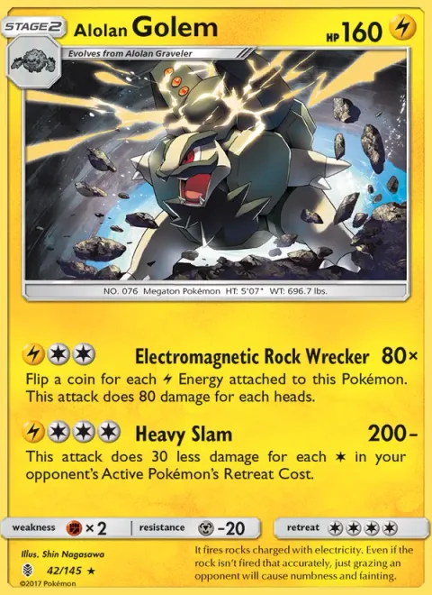 Alolan Golem [Electro Rock Wrecker | Heavy Bomber]