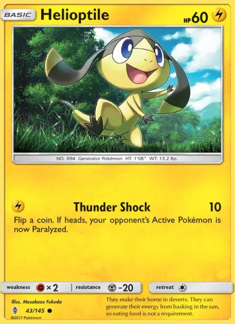 Helioptile [Thunder Shock]