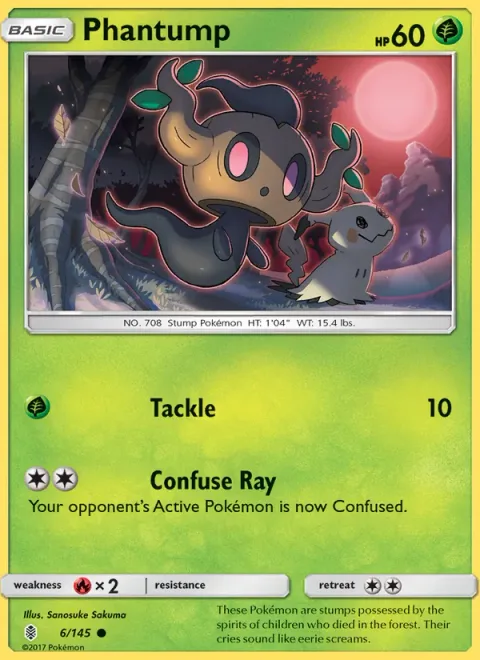 Phantump [Tackle | Confuse Ray]