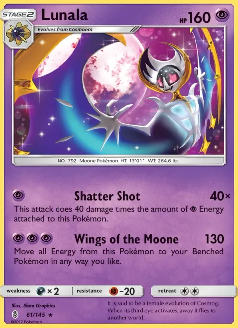 Lunala [Shatter Shot | Wings of the Moone]