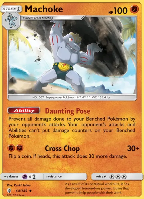 Machoke [Daunting Pose | Cross Chop]