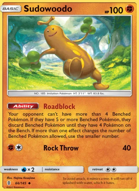Sudowoodo [Roadblock | Rock Throw]