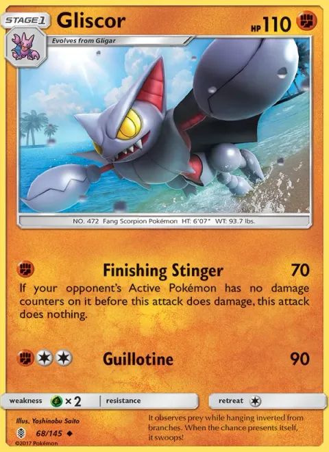 Gliscor [Finishing Stinger | Guillotine]