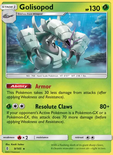 Golisopod [Armor | Resolute Claws]