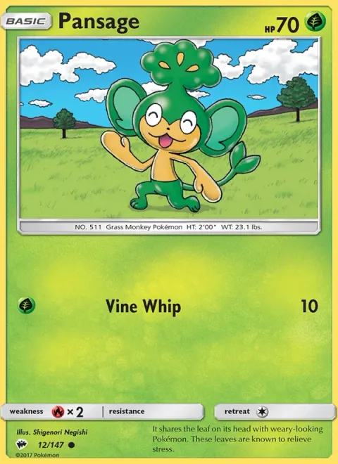 Pansage [Vine Whip]