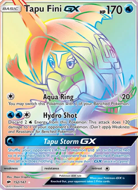 Tapu Fini GX [Aqua Ring | Hydro Shot | Tapu Storm GX]
