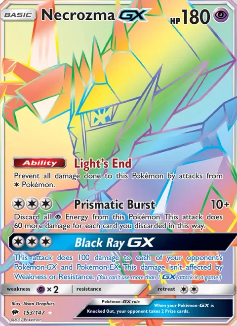 Necrozma GX [Light's End | Prismatic Burst | Black Ray GX]