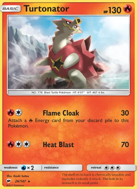 Turtonator [Flame Cloak | Heat Blast]