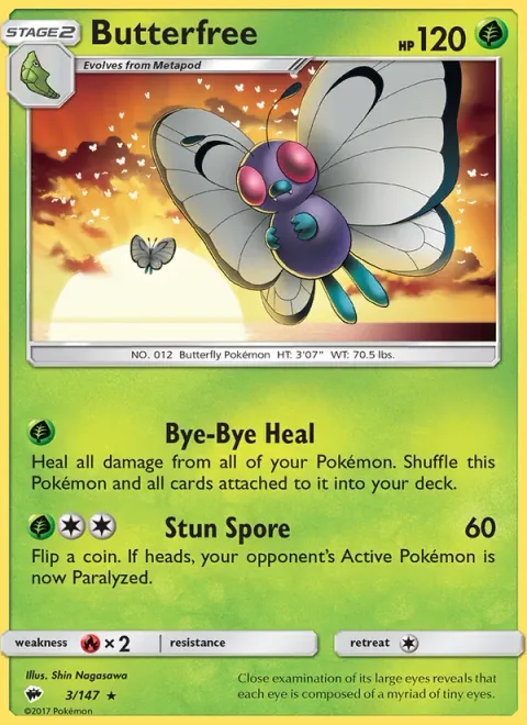 Butterfree [Bye-Bye Heal | Stun Spore]