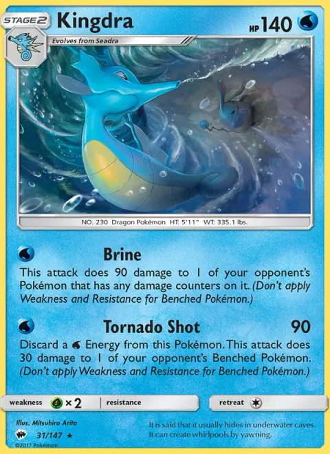 Kingdra [Brine | Tornado Shot]
