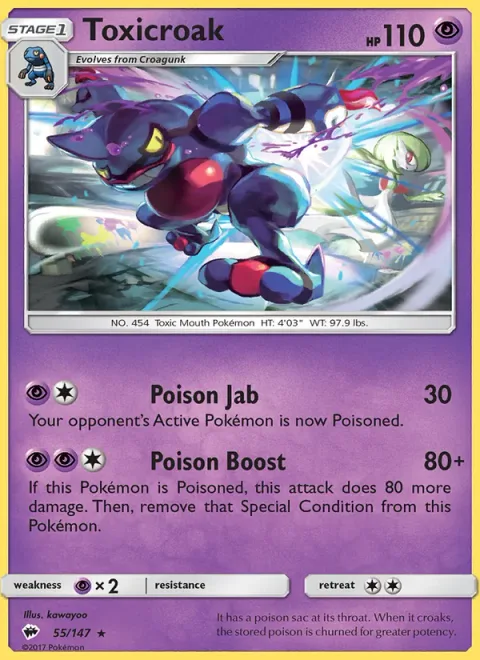 Toxicroak [Poison Jab | Poison Boost]