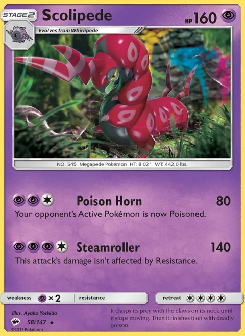 Scolipede [Poison Horn | Steamroller]