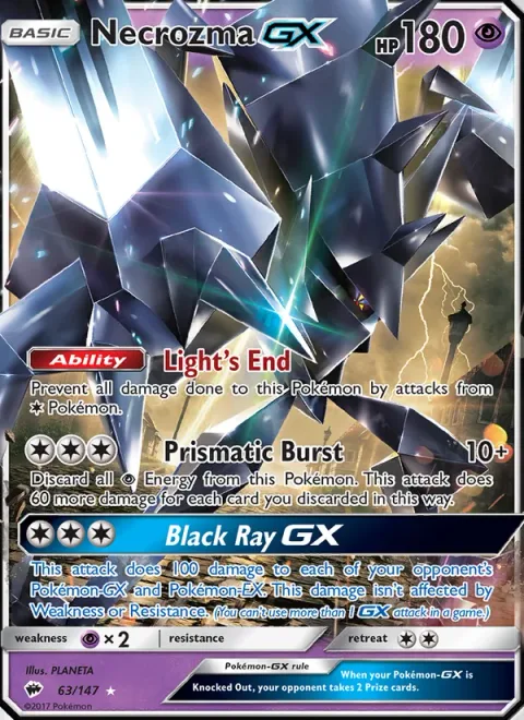 Necrozma GX [Light's End | Prismatic Burst | Black Ray GX]