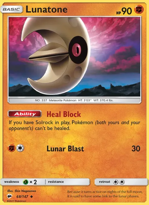 Lunatone [Heal Block | Lunar Blast]
