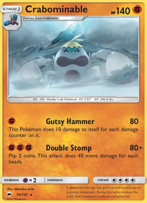 Crabominable [Gutsy Hammer | Double Stomp]