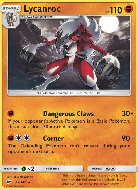 Lycanroc [Dangerous Claws | Corner]