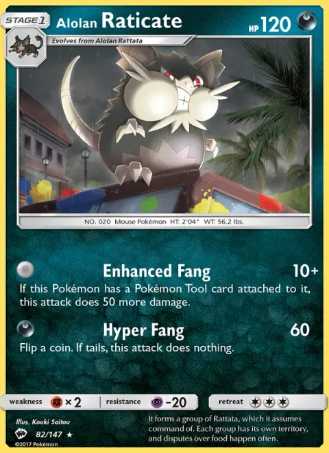 Alolan Raticate [Enhanced Fang | Hyper Fang]