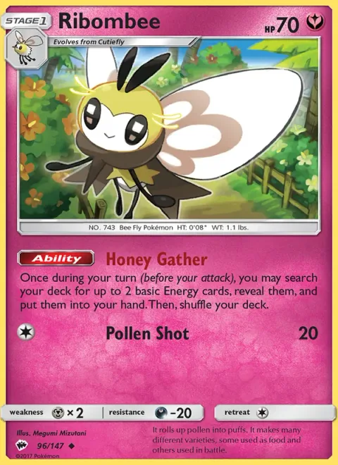 Ribombee [Honey Gather | Pollen Shot]