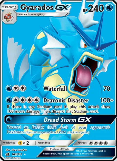 Gyarados GX [Waterfall | Draconic Disaster | Dread Storm GX]
