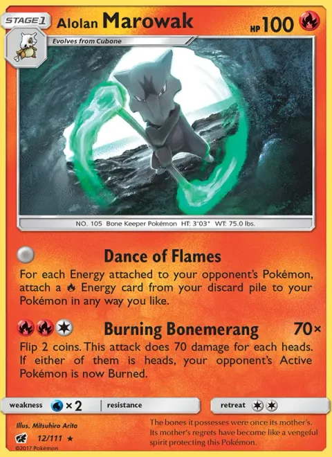 Alolan Marowak [Dance of Flames | Burning Bonemerang]