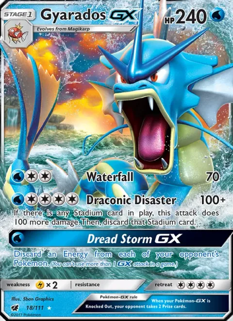 Gyarados GX [Waterfall | Draconic Disaster | Dread Storm GX]