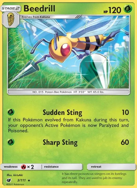 Beedrill [Sudden Sting | Sharp Sting]