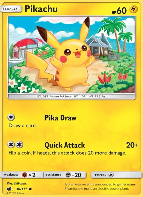 Pikachu [Pika Draw | Quick Attack]