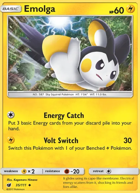 Emolga [Energy Catch | Volt Switch]