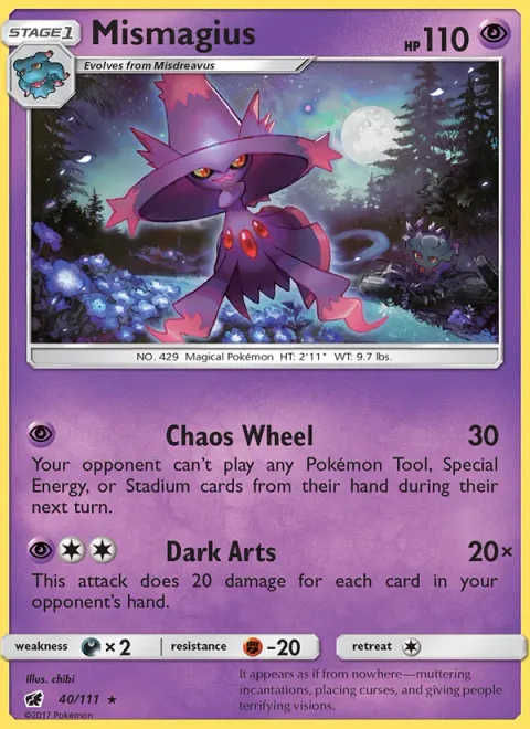 Mismagius [Chaos Wheel | Dark Arts]