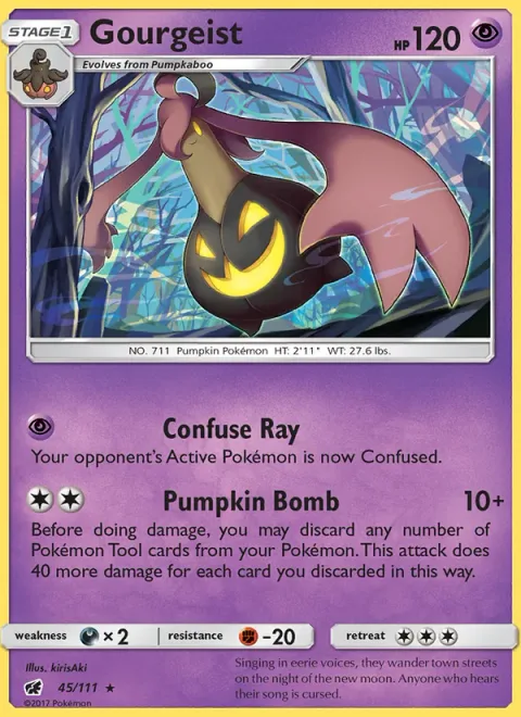 Gourgeist [Confuse Ray | Pumpkin Bomb]