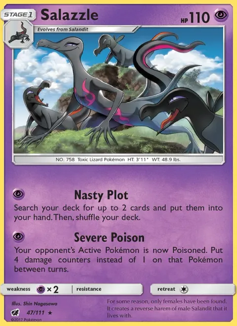 Salazzle [Nasty Plot | Severe Poison]