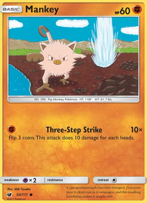 Mankey [Three-Step Strike]