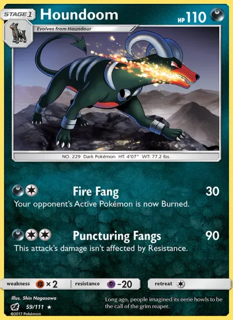 Houndoom [Fire Fang | Puncturing Fangs]