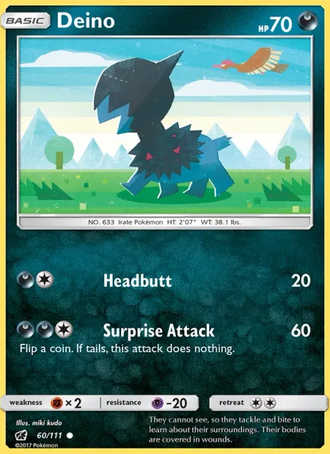 Deino [Headbutt | Surprise Attack]