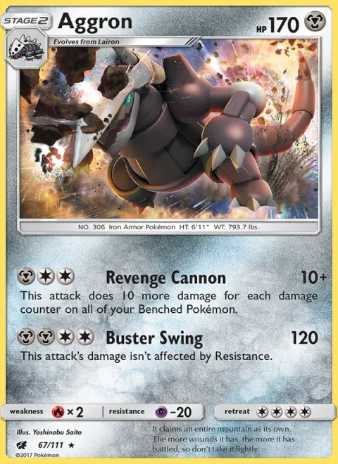 Aggron [Revenge Cannon | Buster Swing]