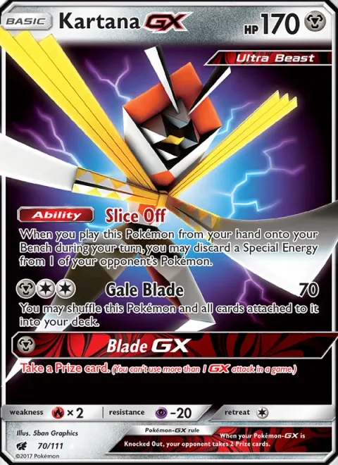 Kartana GX [Slice Off | Gale Blade | Blade GX]