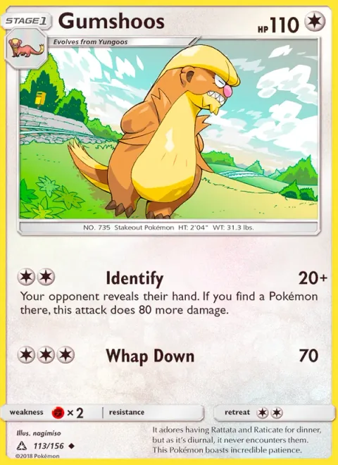 Gumshoos [Identify | Whap Down]