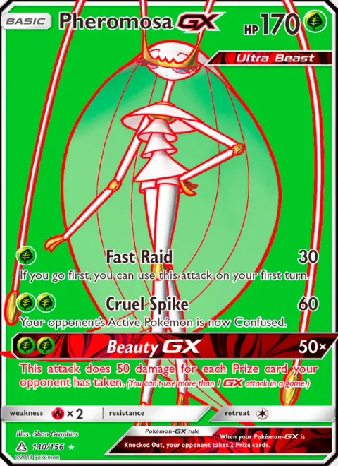 Pheromosa GX [Fast Raid | Cruel Spike | Beauty GX]