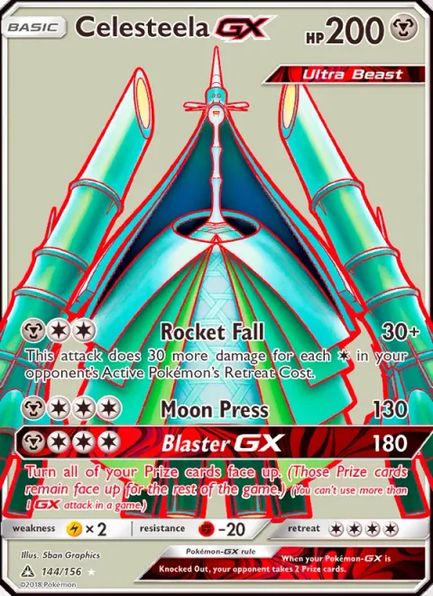 Celesteela GX [Rocket Fall | Moon Press | Blaster GX]