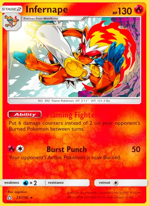 Infernape [Flaming Fighter | Burst Punch]