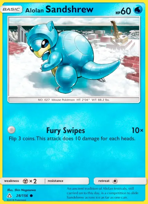 Alolan Sandshrew [Fury Swipes]